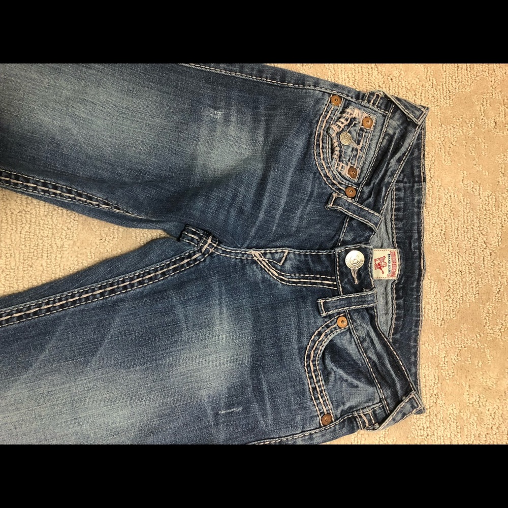 True Religion Straight Cut Jeans Sz 25 - Picture 5 of 6